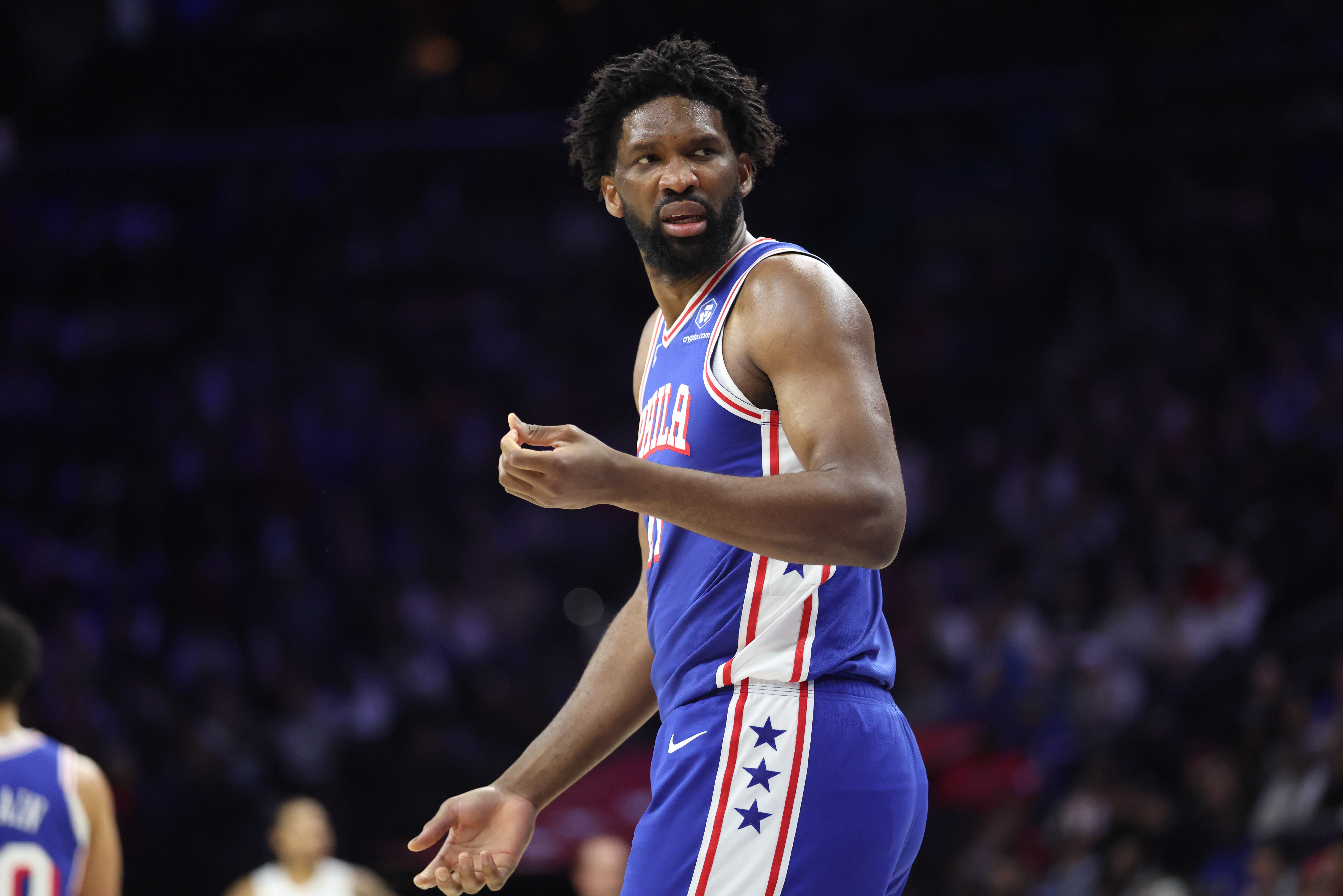 开云体育app下载-恩比德:不清楚为啥不在入场介绍时称我The Process了 我很意外